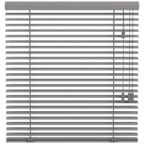 25% korting - Leen Bakker - Fenstr En Jaloezie Praag 50mm - (20224) - Hout - Grijs - 120x10x10 Cm