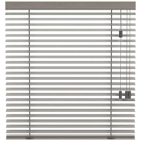 25% korting - Leen Bakker - Fenstr En Jaloezie Oslo 50mm - Taupe (20951) - Hout - Grijs - 120x10x10 Cm