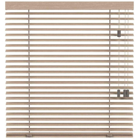 25% korting - Leen Bakker - Fenstr En Jaloezie Oslo 50mm - Eiken (25902) - Hout - Beige - 120x10x10 Cm