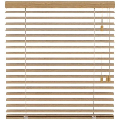 25% korting - Leen Bakker - Fenstr Jaloezie Tahiti 65mm - Eiken (25901) - Bamboe - Beige - 120x10x10 Cm
