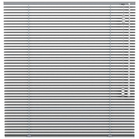 25% korting - Leen Bakker - Fenstr Jaloezie 25mm Extra Mat - (20235) - Aluminium - Grijs - 120x10x10 Cm