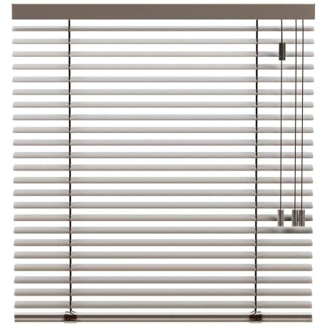 Leen Bakker - Fenstr Jaloezie 50mm Metallic - (30030) - Aluminium - Taupe - 120x10x10 Cm