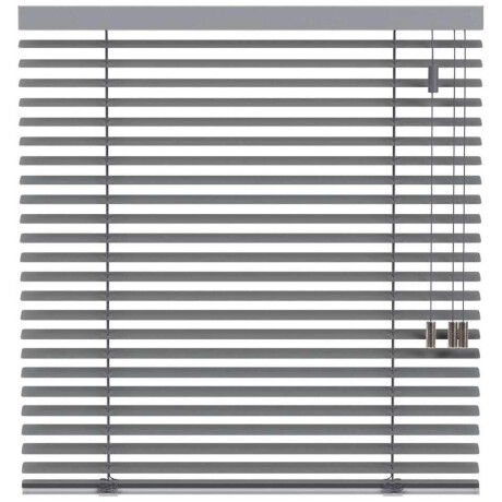 25% korting - Leen Bakker - Fenstr Jaloezie 50mm Extra Mat - (20236) - Aluminium - Grijs - 120x10x10 Cm