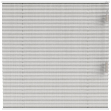 25% korting - Leen Bakker - Fenstr Plisségordijn Genua Enkel 20mm Transparant - Linnen (25509) - Polyester - Grijs - 120x10x10 Cm