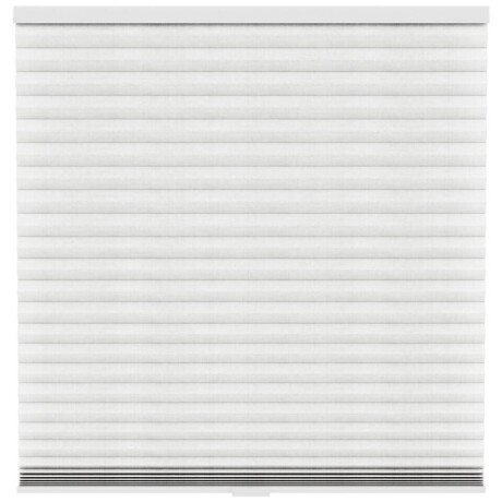 25% korting - Leen Bakker - Fenstr Plisségordijn Sidney Dubbel 45mm Transparant - Off-white (10718) - Polyester - Wit - 120x10x10 Cm