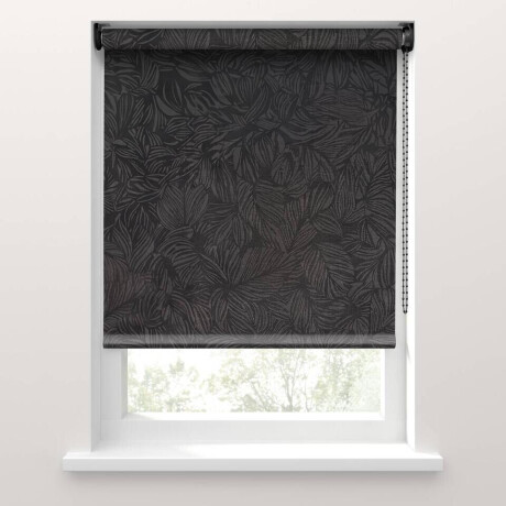 25% korting - Leen Bakker - Fenstr Rolgordijn Siena Lichtdoorlatend - (15045) - Polyester/Acryl - Zwart - 120x10x10 Cm