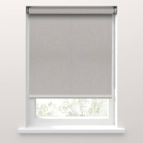 25% korting - Leen Bakker - Fenstr Rolgordijn Cadiz Lichtdoorlatend - Steen (20061) - Polyester - Grijs - 120x10x10 Cm