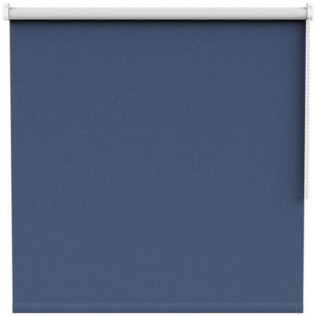 25% korting - Leen Bakker - Fenstr Rolgordijn Stockholm Verduisterend - Donker (35510) - Polyester - Blauw - 120x10x10 Cm