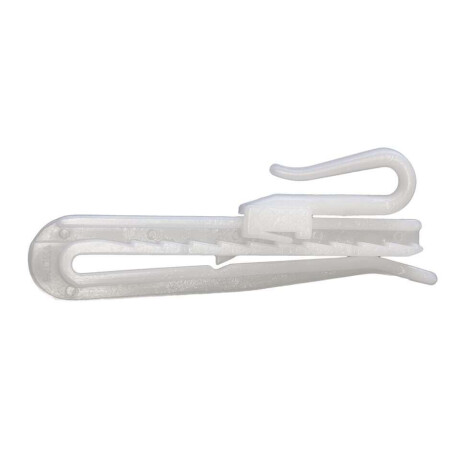 Leen Bakker - 25 Inschuifhaken Flex - 4000450 - Kunststof - Wit