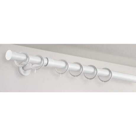 Leen Bakker - Gordijnroede 120cm - - Ø28mm (2016367) - Metaal - Wit