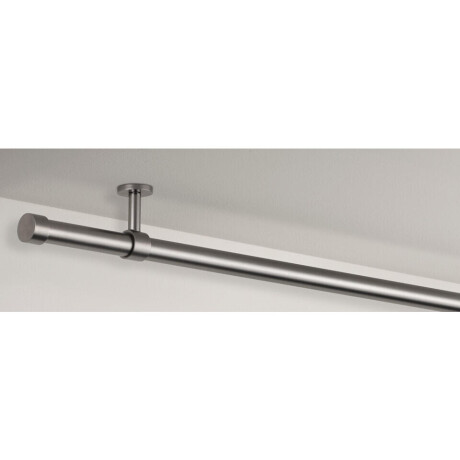 Leen Bakker - Gordijnroede 120cm - Zwart - Ø28mm (2016377) - Metaal - Grijs