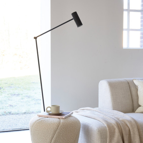 Rivièra Maison Vloerlamp 'Morriston' 156cm, kleur Zwart