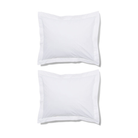 HEMA HEMA Kussenslopen 60x70cm Percal Wit (wit)