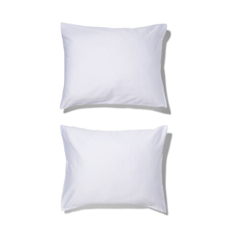 HEMA HEMA Kussenslopen 60x70cm Satijn Wit (wit)