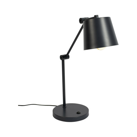 ZILT Tafellamp 'Bret' 60cm hoog, kleur Zwart