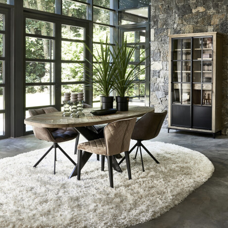 Rivièra Maison Vloerkleed 'Cecil' 390 x 280cm, kleur Crème