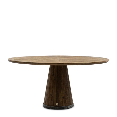 Rivièra Maison Ronde Eettafel 'Siroko Beach' Gerecycled Eikenhout, 160cm