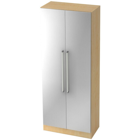 Wandkast - Esdoorn/Zilver - 80 x 42 x 200,4 cm - Signa G 7200 CE
