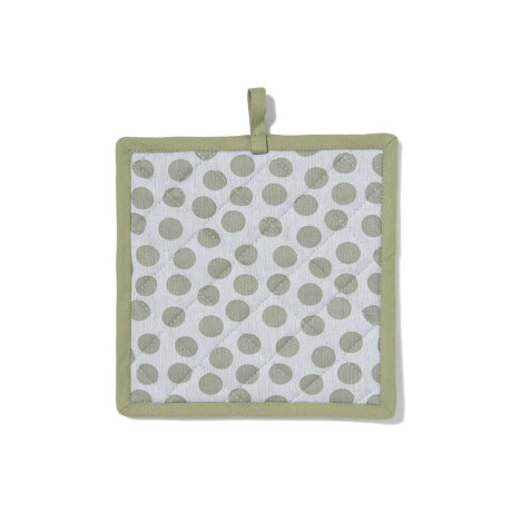 HEMA HEMA Pannenlap 21x21 Groene Stippen (groen)