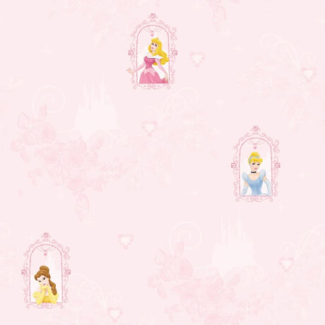 Noordwand Kids at Home Behang Princess Fairytale Dream roze en geel