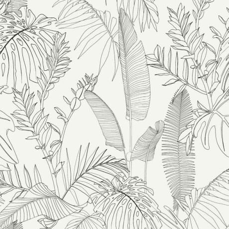 DUTCH WALLCOVERINGS HOLLANDSE WANDBEKLEDING Behang Galapalos Wit