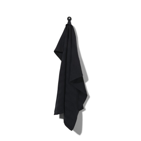 HEMA HEMA Theedoek - 65 X 65 - Katoen - Zwart (zwart)