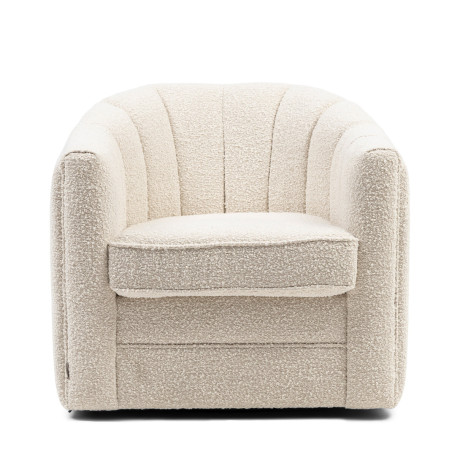 Rivièra Maison Draaibare Fauteuil 'St. Lewis' Bouclé, kleur Zand