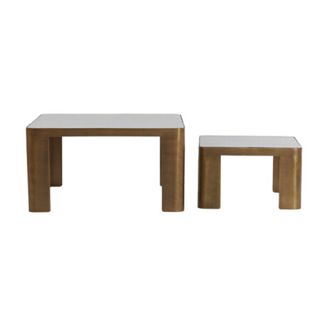 Light & Living Salontafel 'Oxe' Set van 2 stuks, kleur Antiek Brons