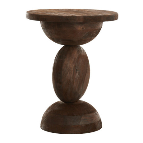 Light & Living Bijzettafel 'Mirto' Mangohout, 40cm, kleur Bruin