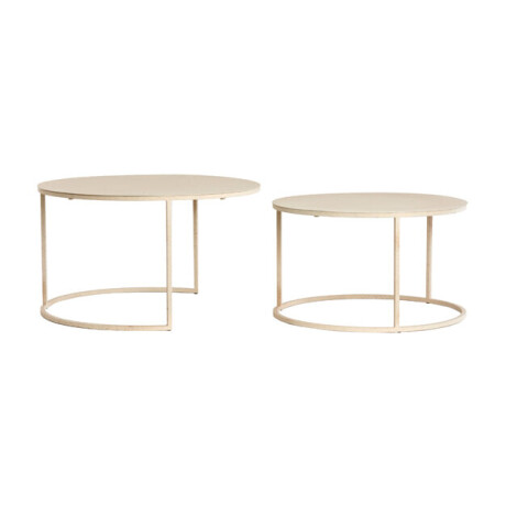 Light & Living Salontafel 'Sadar' Set van 2 stuks, kleur Zand/Bruin