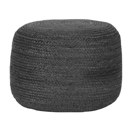 LABEL51 Poef 'Jute' kleur Antraciet