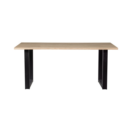 WOOOD Boomstam Eettafel 'Tablo' met U-poot, 160 x 90cm