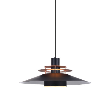 Halo Design Hanglamp 'Rivoli' Ø50cm, kleur Zwart / Koper