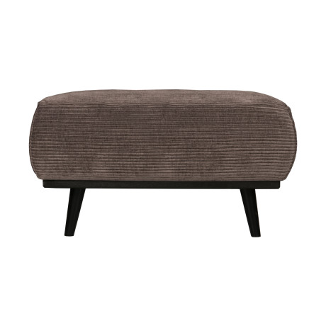 BePureHome Hocker 'Statement' Rib, kleur Taupe