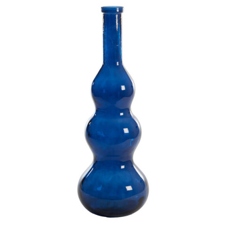 Light & Living Vaas 'Venerio' 75cm, kleur Donkerblauw
