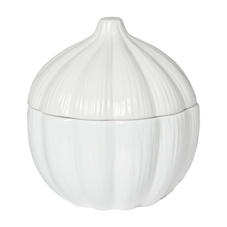 Knoflook pot - wit - ø15.2x15.8 cm