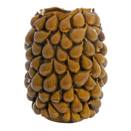 Light & Living Vaas 'Natalia' Keramiek, 47cm, kleur Geelbruin