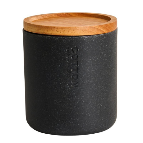Voorraadpot nature - antraciet - ø10x11 cm