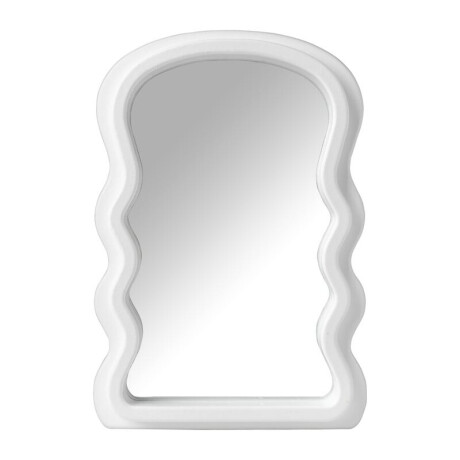 Spiegel wave - wit - 26x17.7x2.7 cm