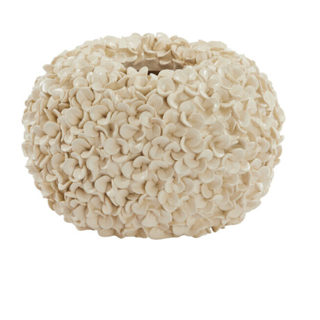 Light & Living Vaas 'Phylia' ø38cm, kleur Crème