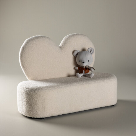 Nohr Bankje 'Niki' Teddy, kleur Beige