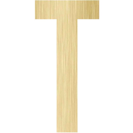 MDF Letter T, creatief, knutselen, deco, 1 stuk, 6mm mdf 20cm