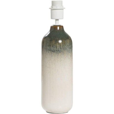 40% korting - Leen Bakker - Lampvoet Mae - Off-white - 39xØ11 Cm - Keramiek - Wit