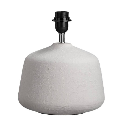 40% korting - Leen Bakker - Lampvoet Kerem - Ø25 X 29 Cm - Keramiek - Wit