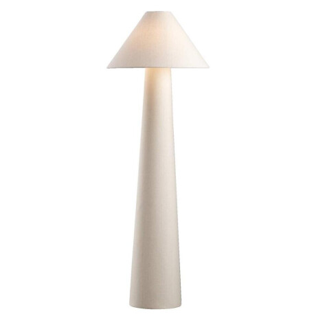 40% korting - Leen Bakker - Vloerlamp Skye - Ø50x140 Cm - Stof - Beige
