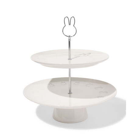 HEMA HEMA Nijntje Etagere 28.5cm Keramiek 2-laags