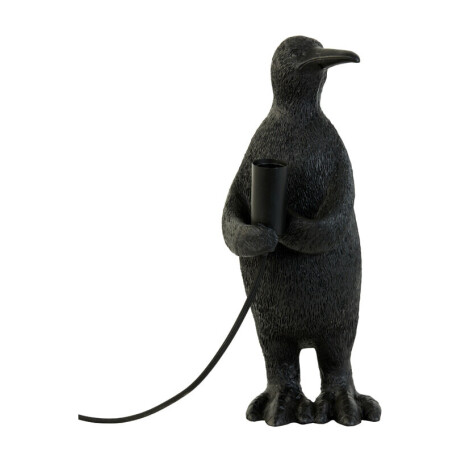 Light & Living Tafellamp 'Penguin' 34cm, kleur Mat Zwart
