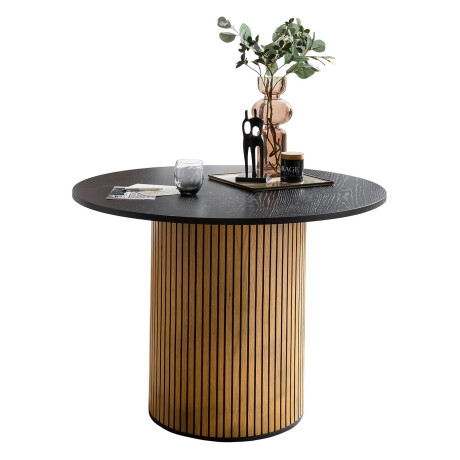 Artistiq Ronde Eettafel 'Shoua' Eiken, 120cm