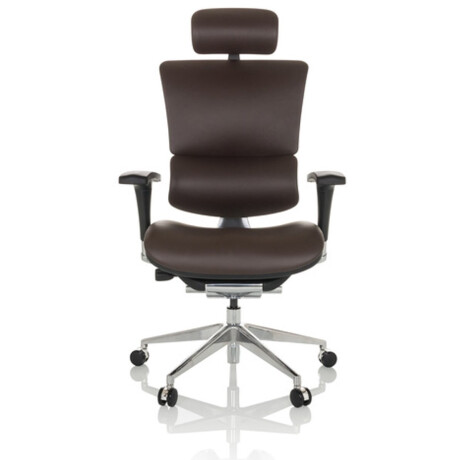 ERGO-U2 L | Leer - Luxe directiestoel Donkerbruin