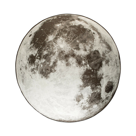 Zuiver Outdoor Vloerkleed 'Moon' 280cm, kleur Grijs